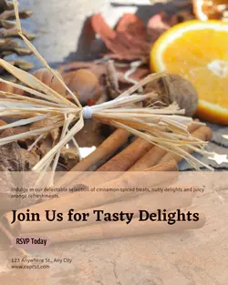 Foods & Beverage Invitation