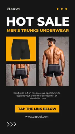 Fashion Men Underware Sale Instagram Story