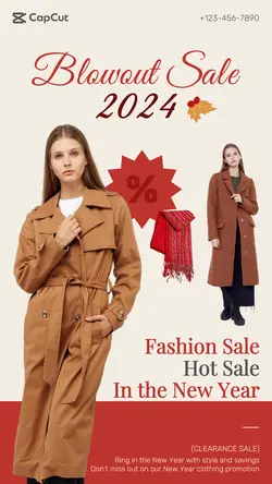 New Year's Day Clothing Apparel Sale Minimalist