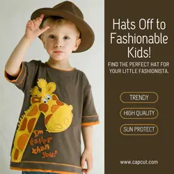 Fashion Kids Hat Product Display Instagram Post