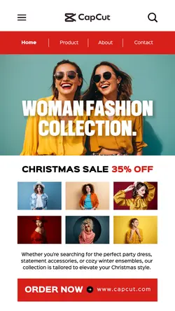 Woman Fashion Christmas Sale 7 Multi-product Image TikTok