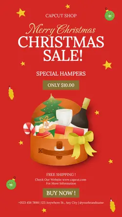 Christmas Hampers Sale Instagram Story