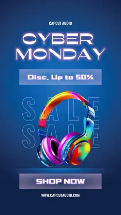 Cyber Monday Promotion instagram story