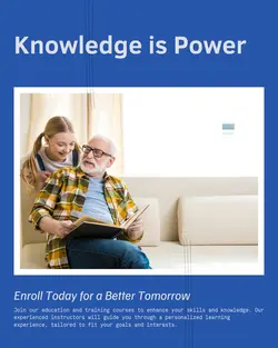 Education and training Announcement