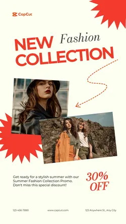 New Collection Fashion Product Display