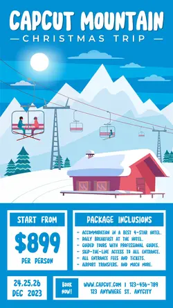 Christmas Trip Promotions Instagram Story