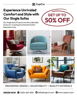 Furniture Single Sofas Promotion Instagram Portrait