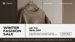 Fashion Winter Sale Twitter Post