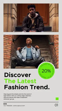 Fashion Outfit Streetwear Discount Instagram Story