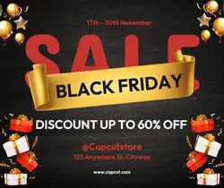 Black Friday Promotion Facebook Post