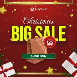 Christmas SALE Advertisement - Instagram Post - Socail Media