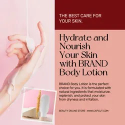 Beauty Skincare Body Lotion Display Product - Instagram Post