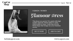 Fashion Dress Display Product Twitter Post 