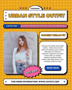 Outfit Brand New Item Sale Instagram Post Retro