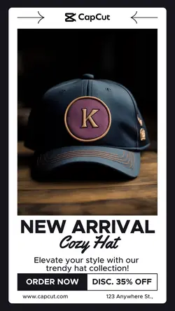 Fashion Hat Sale Promotion Instagram story