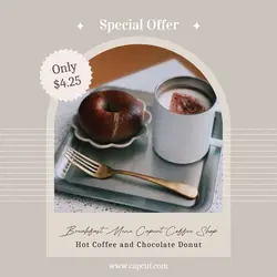 Food and Beverage Aesthetic Special Offer Promotion Instagram Post