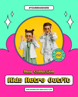 Kids Fashion Brand New Item Instagram Post