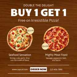 Pizza Promotion Instagram Post