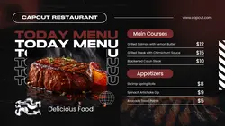 Restaurant Menu Twitter Post