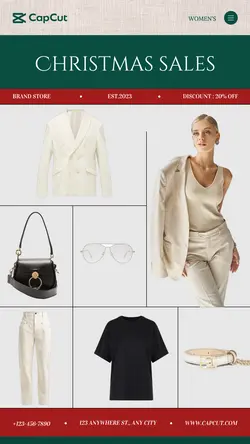 Clothing & Shoes Christmas sales Online event