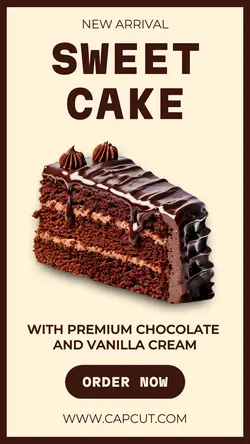 Cake Food Promotion Instagram Story
