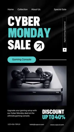 Cyber Monday Special Promotion Tiktok Post