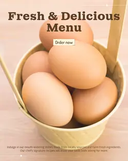 Foods & Beverage Menu