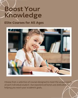 Education and training Menu