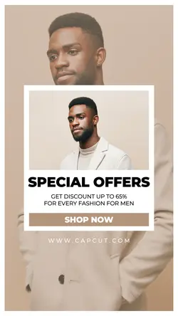 Man Fashion Sale Offer Instastory