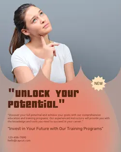 Education and training Announcement