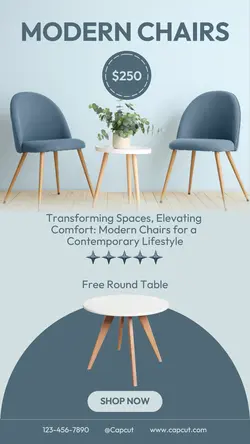 Furniture Modern Chairs Instagram Story