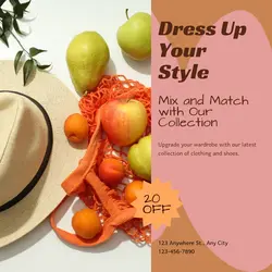 Clothing & Shoes Menu