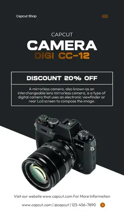 Technology Camera Sale Instagram Story