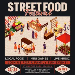 Food and Beverage Street Food Truck Festival