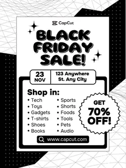 Black Friday Sale Poster