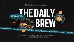 Cafe Special Promotion Twitter Post