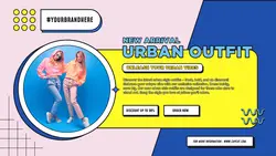 Fashion Brand Outfit New Item Sale Facebook Cover