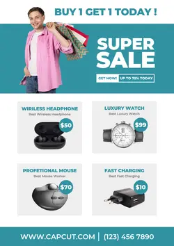 Technology Sale Promotion Page