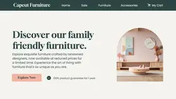 Furniture Promotion Page