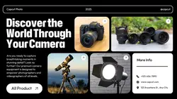 Electronics Camera Product Display Twitter Post