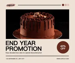 Food Cake Promotion Facebook Post
