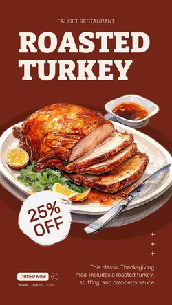Thanksgiving Special Promo Tiktok Post