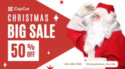 Christmas Big Sale Facebook Ad