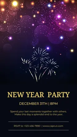 Other Industries New Year Party Instagram Story