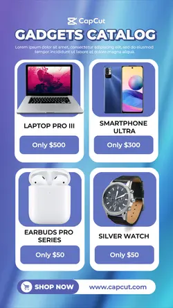 Gadgets Catalog IG Story Template