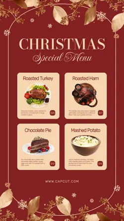Christmas Special Menu Tiktok Post