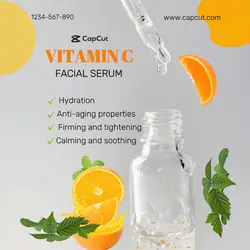 Facial Serum Product display Instagram Post