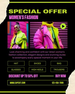 Fashion Promotion Instagram Portrait