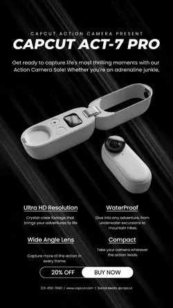Electronic Camera Sale Instagram Story
