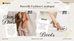 Fashion Catalogue Twitter Posr